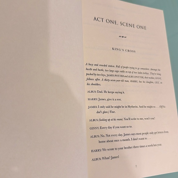 Harry Potter and the Cursed Child parts 1&2 SPECIAL REHEARSAL EDITION SCRIPT - Picture 11 of 13